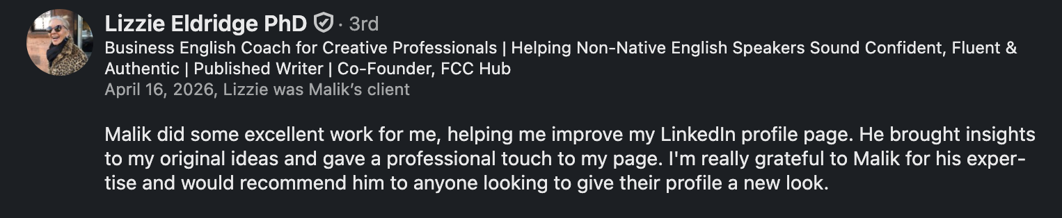 Lizzie testimonial for Growlioo